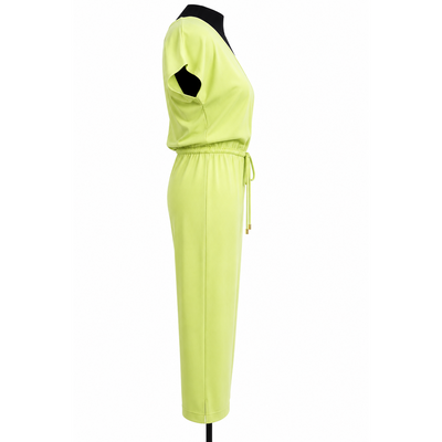 Boston Proper Beyond Travel Crop Drawstring Waist Jumpsuit Daiquiri Green XS New With Tags 10