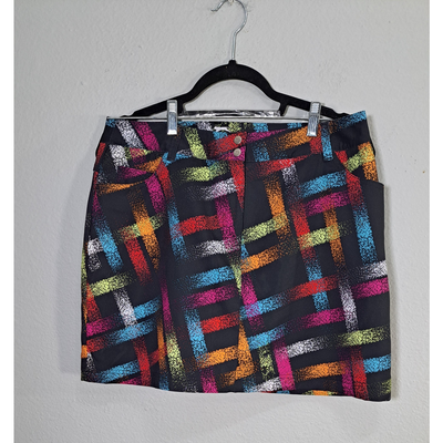Slazenger Women’s Multicolor Printed Performance Skort – Athletic Golf/Tennis Style, Size 8. 8
