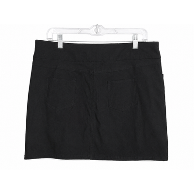 Attyre New York Black Pull-On Skort Women's Size 14 NWT Stretch Mini Skirt Shorts. 4